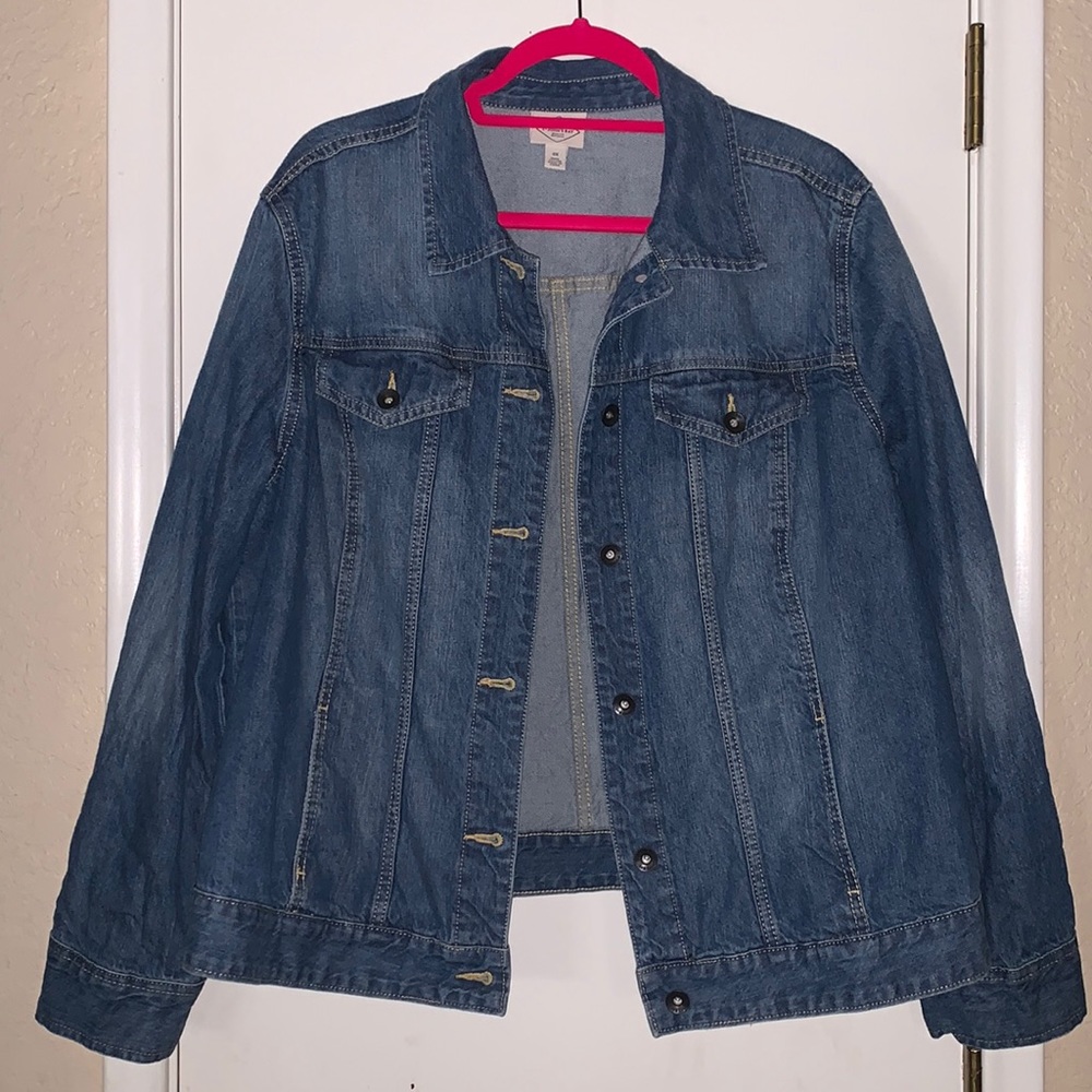 Plus Size Jean Jacket